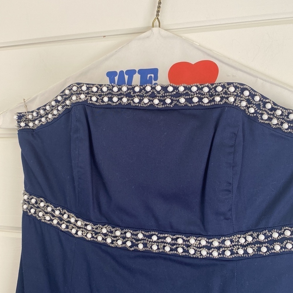 Lilly Pulitzer | Navy Blue Dress with Sequin Embellishment | Excellent Cond - Picture 4 of 9